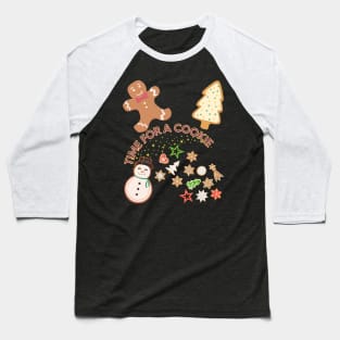 Time For a Cookie Baseball T-Shirt